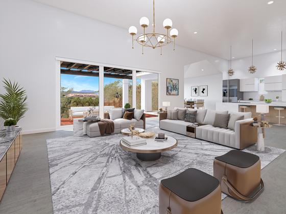 Virtual renovation example, finished look