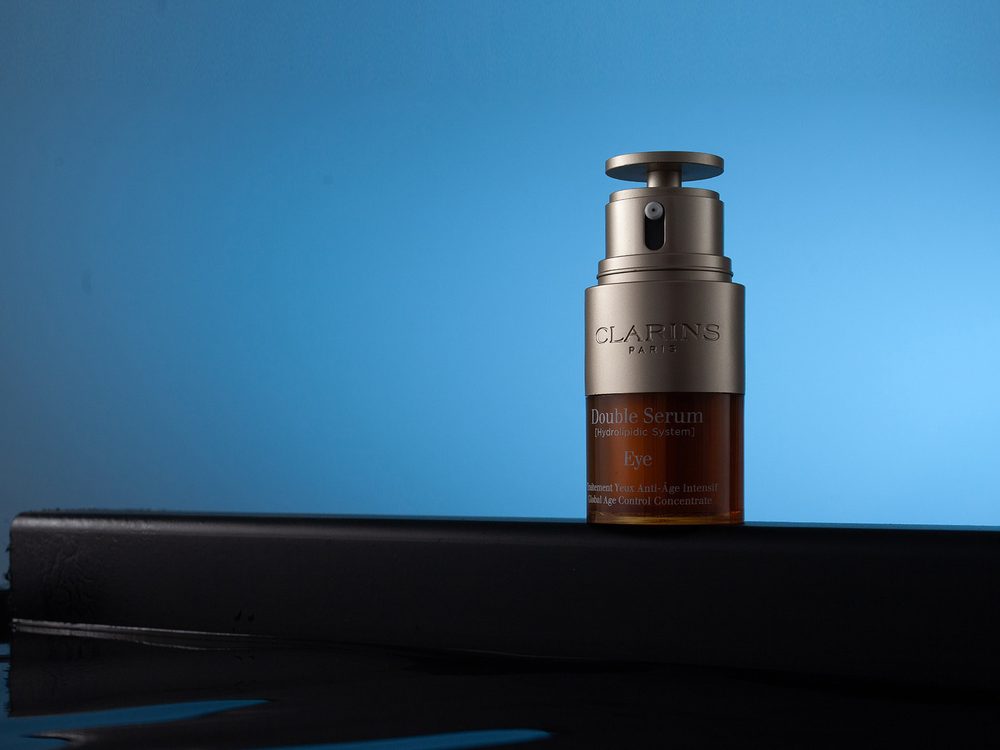 Serum bottle before