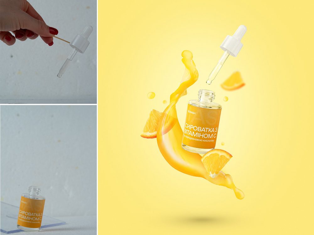 Ad visual from several shots after